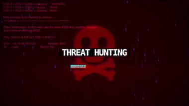 Arkaplan hackleme üzerine Tehdit Avı Uyarı Metni