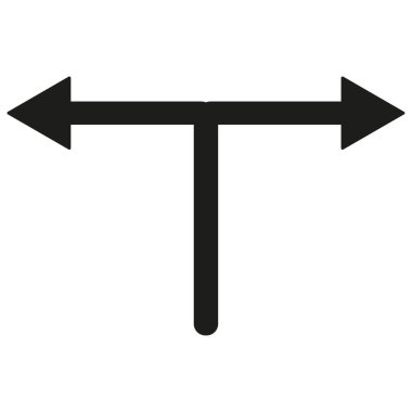 Ok vektör simgesi. Yönlendirme işaretçisi sembolü. Çift ok dizaynı. Basit beyaz arka plan. EPS 10.