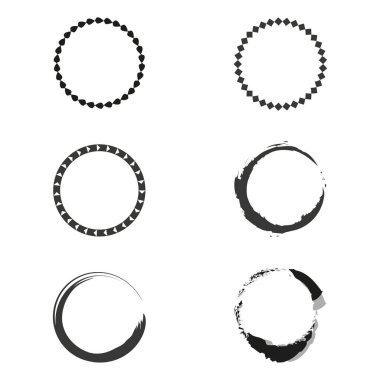 Çember hedef simgesi. Merkeze nişan al. Vector Bullseye grafiği. Kırmızı keskin tasarım. EPS 10.