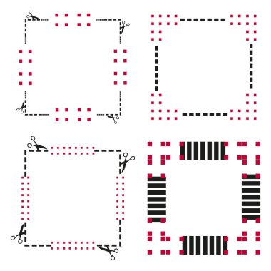 Siyah desenli ikon. Soyut ızgara sembolü. Dama dokusu detayı. Vektör desenli görüntü. EPS 10.