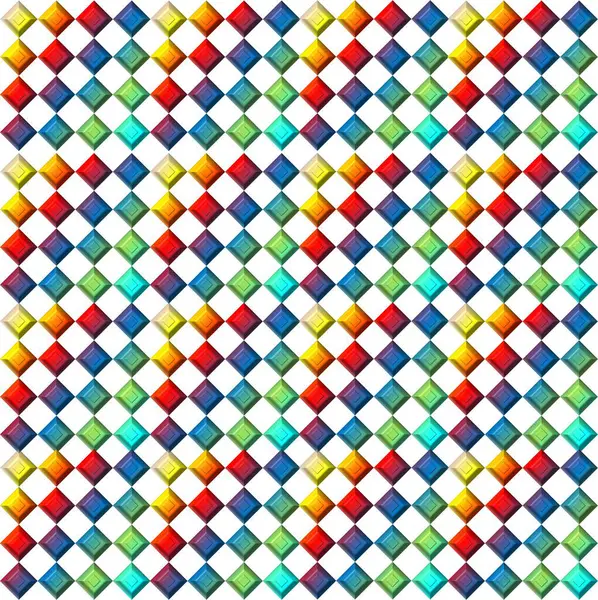 Temel geometrik şekillerin renk değişimi