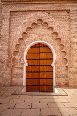 Marakeş, Fas 'taki Eski Medine' nin muhteşem Fas mimarisinin manzarası. Fotoğraf 5 Aralık 2024 'te Marakeş' te çekildi.