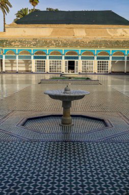 Marakeş, Fas 'taki Eski Medine' nin muhteşem Fas mimarisinin manzarası. Fotoğraf 5 Aralık 2024 'te Marakeş' te çekildi.