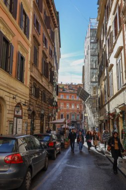 İtalya 'nın sonsuz Roma şehrindeki görkemli caddelerin ve mimarinin manzarası. Fotoğraf 29 Aralık 2024 'te Roma' da çekildi.
