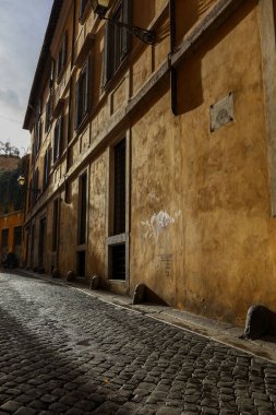 İtalya 'nın sonsuz Roma şehrindeki görkemli caddelerin ve mimarinin manzarası. Fotoğraf 29 Aralık 2024 'te Roma' da çekildi.
