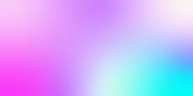 Gürültü neon renkleri, pembe mavi ve mor renkleri harmanlayan arka plan. Yeni soyut sıvı arkaplan. Gradyan örgüsü. Parlak renk karışımı efekti. Grafik eğimli doku arkaplanı, gürültü dokusu web pankartı poster arkaplanı için renkli gradyan