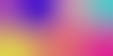 Grafik eğimli, çok renkli arkaplan. Gürültü dokusu. Soyut çok renkli arkaplan tasarımı. Kağıt arkaplanda Fuchsia sprey boyası var. Soyut turuncu kağıt doku arkaplanı. tanecikli gürültü grungy doku rengi gradyanı.