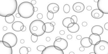 Kabarcık Soyut Arkaplan Yüzen sabun köpükleri Beyaz zemin üzerinde sabun köpükleri.