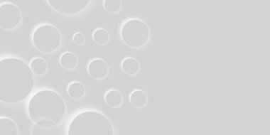 İnce Işık Geometrik Şekilleri, Soyut Beyaz Geometrik Şekiller Arkaplanı olan Minimalist Beyaz Arkaplan. Gölgelerde soyut geometrik desen.