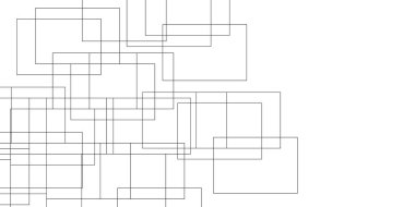 Küplerle soyut arkaplan. Modern geometrik arka plan. İnce, üst üste binen siyah şebeke desenleri olan minimalist beyaz bir zemin. Soyut gümüş, kusursuz desen. Parıldayan arkaplan.