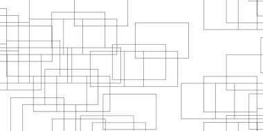 Küplerle soyut arkaplan. Modern geometrik arka plan. İnce, üst üste binen siyah şebeke desenleri olan minimalist beyaz bir zemin. Soyut gümüş, kusursuz desen. Parıldayan arkaplan.