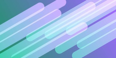 Mavi arka planlı yatay hız çizgileri. Soyut teknoloji geometrik iletişim konsepti vektör arkaplanı. beyaz soyut geometrik sunum arkaplanı metin için boş alan. 