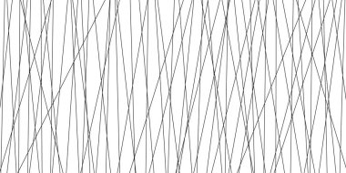 Soyut satır arkaplanı. Soyut, güzel, mükemmel, rastgele, renkli arka plan çizgileri. Düz çizgileri olan geometrik, minimalist desen. Lüks siyah geometrik rastgele kaotik çizgiler.