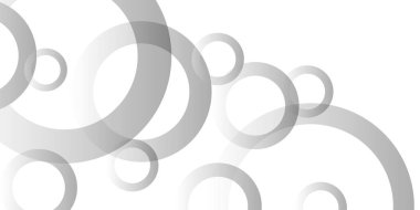 Siyah ve beyaz vektör soyut minimalist gradyan geometrik şekiller arka plan. Soyut Bokeh siyah beyaz daire arka planı. Siyah ve beyaz soyut minimalist eğimli arkaplan.