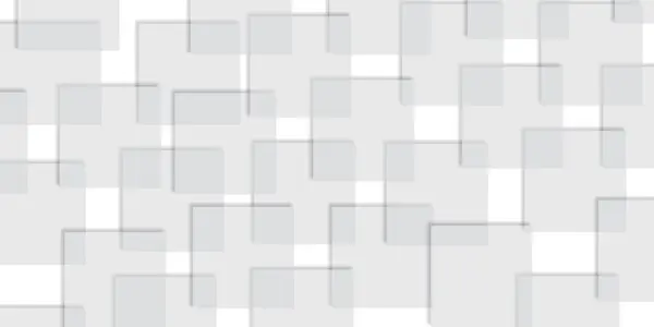 Beyaz ve gri vektör fütüristik teknoloji parıltısı ve parlak çizgi basit modern soyut arkaplan. Modern geometrik dinamik ve kusursuz soyut beyaz arka plan. Pankartta gölgeli kare desen.