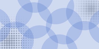 Değişen mavi tonlarda üst üste binen daireler ve üçgenler. Üst üste binen daireler arka planı bulanıklaştırıyor. Renkli mozaik model arkaplan vektörü tasarımı.