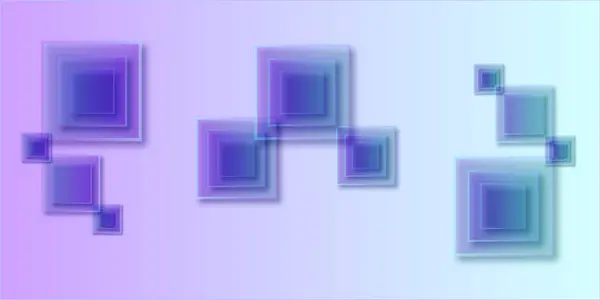 Soyut mavi kare arkaplan. Teknolojik dijital grafik konsepti mavi kare. Soyut arkaplan. Açık mavi, koyu mavi kesişen kareli soyut geometrik tasarım.