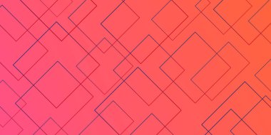  Yaratıcı modern ve minimalist gelecek geometrik soyut arka plan şablonu. Açık pembe vektör çizimi, farklı boyutlardaki karelerden oluşur. Soyut koyu kırmızı ve altın arkaplan