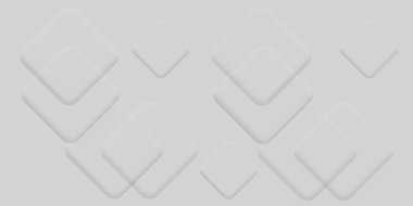 Soyut beyaz küp arkaplan 3D görüntüleme. Kağıt dokusu arka planı. Merkezi bir kare içeren küçük beyaz karelerden oluşan dikdörtgen bir duvar..