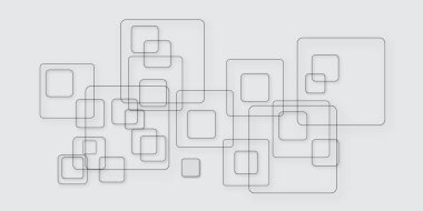 Soyut geometrik bağlantı çizgileri. Siyah-beyaz soyut arkaplan ve kareler. Minimum beyaz şablon ve poster geometrik arka plan. Soyut geometrik desen kare ve rastgele siyah çizgiler