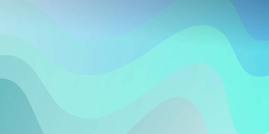 Pastel Blue ve Green banner arkaplan vektör sunumu tasarımı. Soyut Pastel Yeşil Yumuşak Dalgalı Arkaplan, Minimalist Zarif Özgeçmiş. Modern soyut bir gradyan arkaplan.