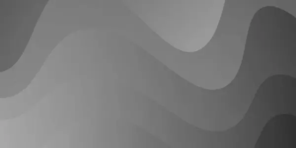 Gri tonlu arka planda modern gümüş dalga deseni. Beyaz, gri ve siyah soyut dalgalar akışkan bir dizaynda. Soyut monokrom dalgaları akışkan ve modern bir tasarım yaratır..