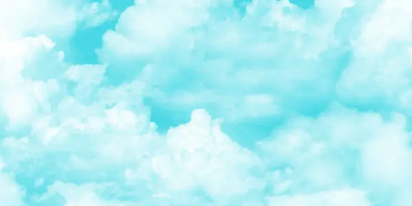 Küçük bulutlarla kaplı mavi gökyüzü. Mavi gökyüzü manzarası ve Beyaz Bulut doğa arka planı. Pofuduk Beyaz Bulutlu Parlak Mavi Gökyüzü. Güneşli bir günde mavi gökyüzü bulutlu. Mavi Gökyüzü vektörü.