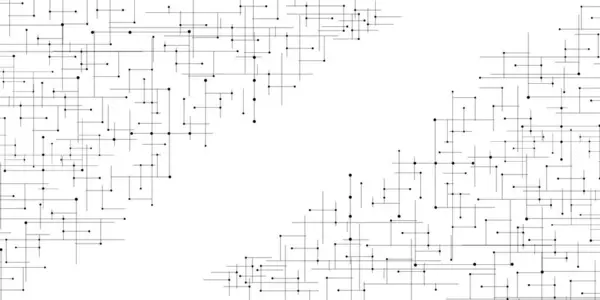 Soyut geometrik arka planı olan modern tasarımın yaratıcı fikri. Noktaları ve çizgileri birleştiren minimal tasarım. Doğrusal kare desenli minimalist doku. Vektör illüstrasyonu.