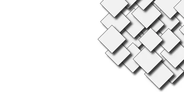 Küplerle soyut arkaplan. Modern geometrik arka plan. Beyaz arka planda vektör soyut teknolojisi. Siyah çizgi soyut tasarımı ile minimal geometrik beyaz arkaplan.