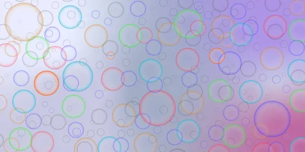 Sabun köpükleri beyaz arka planda gelişigüzel uçuşuyordu. Siyah arka planı olan mavi, yeşil ve pembe gerçekçi bir baloncuk. Çemberli modern soyut açık pembe baloncuk arkaplanı.