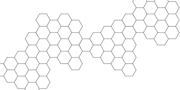Geometrik şekilli ve altıgen desenli soyut bir arkaplan. Teknoloji vektörü soyut arkaplan ve altıgen örgüsü. Gri altıgen deseni. Soyut beyaz altıgen arkaplan.