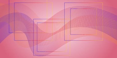 Dalga çizgileri karıştırma aracı kullanılarak oluşturuldu. Soyut kırmızı beyaz dalgalı çizgiler Dijital frekans iz eşitleyici arka plan. Grafik tasarımı pankart iş dalgası. Eğimli dalgalı düz şeritsiz desen.