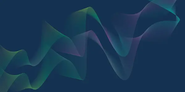 Soyut yeşil, pembe dalgalı çizgiler dijital frekans dengeleyici arka plan. Dalga çizgileri karıştırma aracı kullanılarak oluşturuldu. Grafik tasarım şablonu, afiş dalgası. Soyut yeşil, pembe dalga çizgisi.