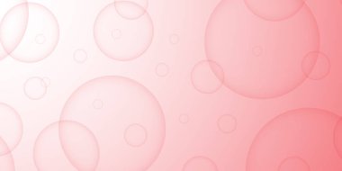 Renkli kabarcıklar. Soyut, şeffaf kırmızı sabun köpükleri havada yüzüyor. Vektör çizimi. Parlak toplar. Sabun köpükleri rastgele dizayn edilir. Yumuşak beyaz kağıt daireler.