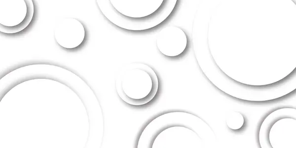 Soyut beyaz daire şekli geometrik çizgi arkaplanı. soyut kusursuz modern beyaz ve gri renkli teknoloji kavramı geometrik daire vektör arkaplan neomorphs tarzı poster, pankart tasarımı