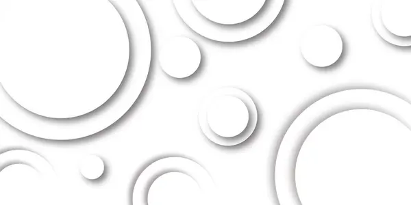 Soyut beyaz daire şekli geometrik çizgi arkaplanı. soyut kusursuz modern beyaz ve gri renkli teknoloji kavramı geometrik daire vektör arkaplan neomorphs tarzı poster, pankart tasarımı