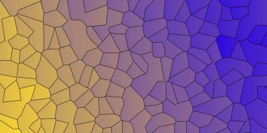 Üçgenli soyut renkli arkaplan. Çimento mutfağı. Naneli mermer banyo zemini. Altın gradyan çizgiler soyut beyaz kristalize kırık cam arka planı okşar. Vektör illüstrasyonu.