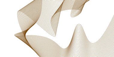 Lüks, dalgalı, soyut bir arka plan ve renkli bir unsur. Gelecekçi teknoloji konsepti. Karıştırma aracı kullanılarak oluşturulan çizgilerle dalga. Soyut frekans ses dalgası çizgileri ve bükülmüş eğri çizgileri bg.