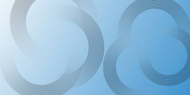 Çember beyaz soyut geometrik arkaplan ve yumuşak beyaz kağıt çemberli soyut arkaplan. Mimari arkaplan ile çizgi Minimum konsept vektör illüstrasyon ince tasarım.