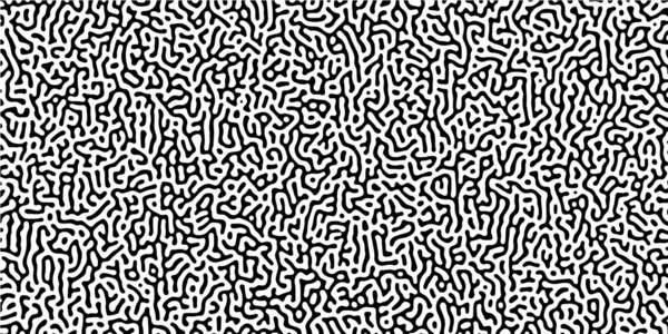 Soyut Turing organik duvar kağıdı arka planı. Biyolojik şekilli doğrusal tasarım. Memphis 'teki organik hatlar. 260 Turing reaksiyon difüzyon monokromsuz desen ve kaotik hareket.