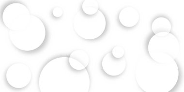 Rapor ve proje sunum şablonu için modern tasarım arka planı. Dairesel beyaz soyut geometrik arkaplan ile soyut arkaplan tasarım içinde yumuşak beyaz kağıt daireler. Gri soyut.