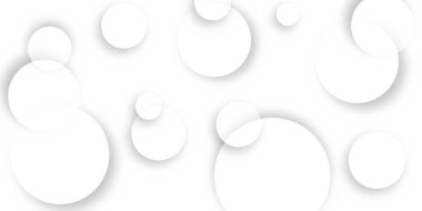 Rapor ve proje sunum şablonu için modern tasarım arka planı. Dairesel beyaz soyut geometrik arkaplan ile soyut arkaplan tasarım içinde yumuşak beyaz kağıt daireler. Gri soyut.