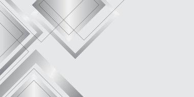 Soyut beyaz arkaplan. Minimum geometrik beyaz ışık arkaplanı soyut tasarımı. Soyut gri modern arkaplan, gri ve açık gri modern tasarım. Broşür, web sitesi, broşür tasarımı.