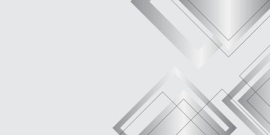 Soyut beyaz arkaplan. Minimum geometrik beyaz ışık arkaplanı soyut tasarımı. Soyut gri modern arkaplan, gri ve açık gri modern tasarım. Broşür, web sitesi, broşür tasarımı.