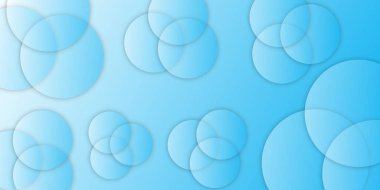 Arkaplan şablonundan oluşan soyut beyaz eğimli daire şablonu. Modern kusursuz ve geçmişe dönük teknoloji ve iş konsepti geçmişi. Soyut beyaz geometrik çakışan daire bg.