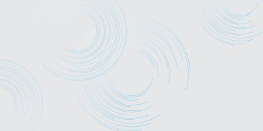 Soyut beyaz arka plan modern tasarım çemberi fütüristik arka plan. Modern parlak mavi daire çizgileri. Gelecekçi teknoloji konsepti. Gelecekteki teknoloji afişi konsepti. vektör illüstrasyonu.