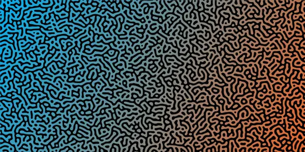 Soyut güvenilir organik duvar kağıdı Turing reaksiyonu difüzyon monokromsuz düzensiz kaotik hareket. Turing reaksiyonu difüzyon monokromsuz desen ve kaotik hareket.