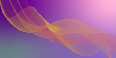 Soyut Işık Parçacıkları Dalgası. Lacivert arkaplandaki mor ve mavi noktalar ve çizgiler. Farklı geometrik desenlere sahip soyut renkli bir arkaplan. Modern çağda canlı dijital dalga biçimleri.