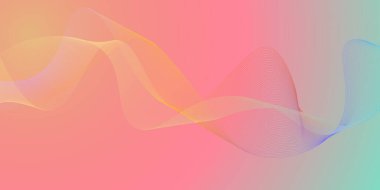 Yumuşak pembe bir arka planda zarif akışkan soyut dalgalar, modern tasarım için mükemmel. Pastel gradyan dalgalar yumuşak, akışkan soyut bir zemin oluşturur. Soyut açık pembe şekiller.