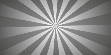 Işık saçan beyaz ve siyah patlama arka planı. Beyaz güneş ışınlı siyah arka plan. Yıldız patlaması deseni. Güneş ışığıyla soyut ultra siyah doku. Siyah retro çizgili arkaplan.